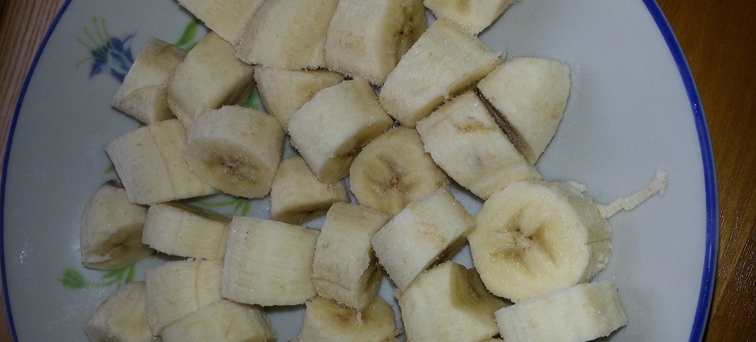 Gefrorene Bananen für köstliches Rohkost-Eis